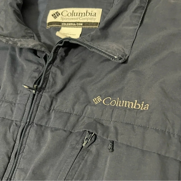 Columbia Omni Shade Jacket Men’s XL Navy Full Zip - Picture 4 of 12